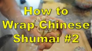 How to wrap Chinese Shumai style 1  Ny The Cook [upl. by Suzette]