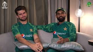 🎙️ Shaheen Afridi and Fakhar Zaman in conversation Stars of the PAKvBAN win 🌟 PCB  MA2A [upl. by Yrffej]