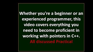 Mastering Pointers in C Everything You Need to Know  part 1 [upl. by Ahsuatan]