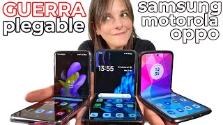 Comparativa móviles PLEGABLES 2023 Samsung VS OPPO VS Motorola FLIP [upl. by Kevan]