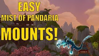 7 easy to farm mist of Pandaria mounts  The weekly Grind [upl. by Eisse779]