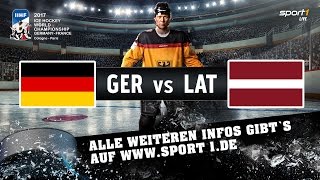 DEBTeam gewinnt PenaltyDrama gegen Lettland  EISHOCKEY WM 2017 [upl. by Shepard60]