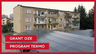 Grant OZE Jak obniżyć koszty ogrzewania w małej wspólnocie mieszkaniowej  Program TERMO [upl. by Matrona]