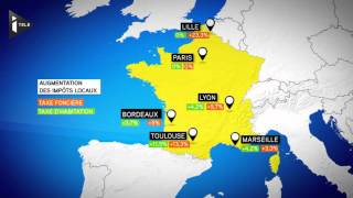 En 2015 une grande ville sur trois augmente les impôts locaux [upl. by Domella]