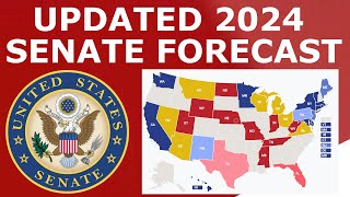 Updated 2024 Senate Map Prediction December 3 2023 [upl. by Eilhsa]