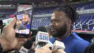 Johnny Cueto Lanzador de mañana RD se enfrenta a Puerto Rico [upl. by Rosaleen]