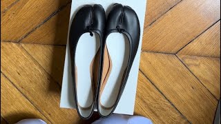 MAISON MARGIELA TABI BALLET FLAT ballerina review amp styling [upl. by Nirat]