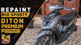 Repaint Mio Sporty  DITON PREMIUM  ASTUTI Progress 2 [upl. by Alric518]