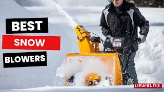 Unveiling the BEST Snow Blowers of 2024 [upl. by Arriet]