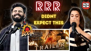 RRR Trailer  NTR Ram Charan Ajay Devgan Alia Bhatt  SS Rajamouli  Delhi Couple Reactions [upl. by Htebaras]