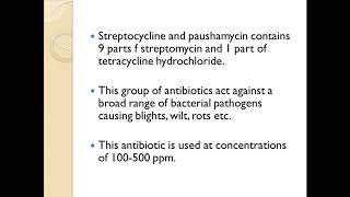 FUNDAMENTALS OF PLANT PATHOLOGY  ANTIBIOTICS Part 1 [upl. by Aicinod]