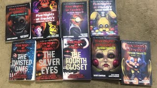 Every fnaf book i own [upl. by Neitsirhc787]