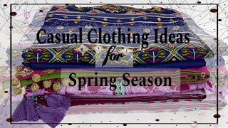 Casual Clothing Ideas for Spring Season  3 Piece Suits Stitching Styles by Sewcue [upl. by Larsen]