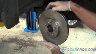 Front Brake Pads amp Rotor Replacement Chrysler PT Cruiser [upl. by Enicnarf]