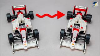 Fixing LEGOs McLaren MP44 mistake The tire upgrade test [upl. by Ikilisav]