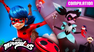 MIRACULOUS  🐞 Compilation 3 🐾 ÉPISODES ENTIERS ▶️ La Marionnettiste  Reflekta  Antibug [upl. by Ecadnac87]