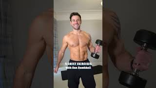 5 CHEST EXERCISES One Dumbbell [upl. by Chrisoula]