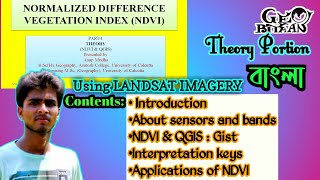 NDVI using QGIS from Landsat data  PART1  Theory  Anup  GeoBitaan [upl. by Eidnew]