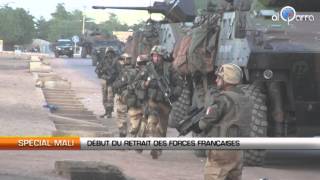 Mali  Début du retrait des forces françaises [upl. by Enoid]