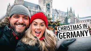 Exploring the Munich Christmas Markets  Travel Vlog  A Cold Rainy Day  Münchner Christkindlmarkt [upl. by Llerej]