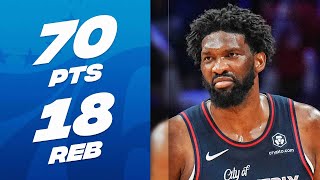 EVERY POINT From Joel Embiids 70PT CAREERHIGH Performance😲  January 22 2024 [upl. by Sellers]