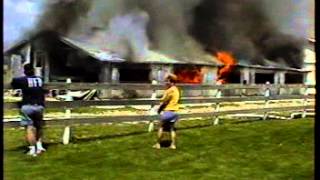 Barn Fire out in 9 seconds using CAFSAmazing [upl. by Adas]