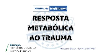 Resumo de Resposta Metabólica ao Trauma REMIT [upl. by Olenolin]