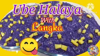 Ube Halaya with Langka😋pinoyrecipe ofwlife reemarvincookinglifestyle [upl. by Noonan]