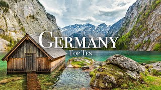 Top 10 Places To Visit In Germany  4K Travel Guide [upl. by Terrel829]