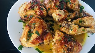 CUISSES DE POULET A LA MOUTARDECUIT DE CETTE FACON LE RESULTAT EST JUSTE EXTRA DELICIEUX [upl. by Assereht209]