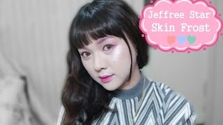 Jeffree Star Skin Frost Peach Goddess amp Lavender Snow [upl. by Enaj2]