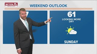 Grab the warmer jacket because highs will only be in the 50s this weekend  WTOL 11 Weather [upl. by Akinod]