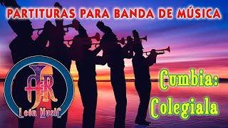 Colegiala Cumbia  Partituras para Banda [upl. by Ahsirahc]