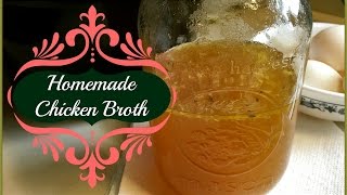 🧡 Make Homemade Chicken Broth 🧡 [upl. by Nebur]