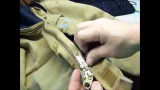 How to repair a zipper on a Carhartt coat [upl. by Cassella]