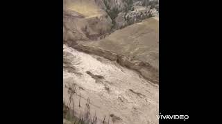 Chilcotin River Fully Breached  Aerial View [upl. by Nibaj801]