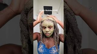 ASMR 4c Hair Washday asmr asmrsounds washday naturalhair hairgrowth [upl. by Maynord]