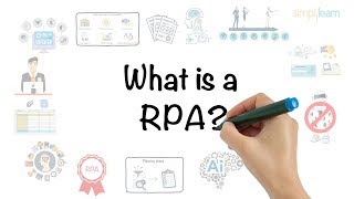 RPA In 5 Minutes  What Is RPA  Robotic Process Automation  RPA Explained  Simplilearn [upl. by Ytiak]