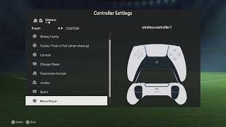 FC 24 EA Sports PS5  Change Control Settings for PES users  FIFA 24 [upl. by Tamarah886]