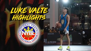 LUKE VALTE NYBL INTER CITY LEAGUE HIGHLIGHTS [upl. by Shem276]