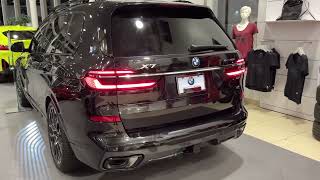 2023 BMW X7 40i M sport package Black Sapphire with Coffee Merino int [upl. by Durno]