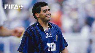 TOP 10 GOALS From FIFA World Cup 1994 Ft Maradona Baggio amp Hagi [upl. by Tnarb]