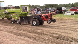 WAMBO 2024 stock altered 1050lb garden tractor pull [upl. by Nodnarb]