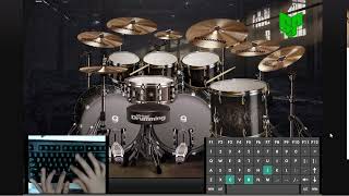 My Heroine  Silverstein Drum Cover Virtual Drum [upl. by Yren]