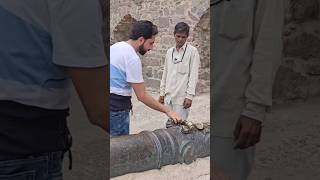 तोप को चोर काट के ले गए। reels short india hindi golcondaFort SathlatheVlog [upl. by Mateusz52]