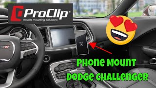 Phone Mount Dodge Challenger [upl. by Ahseid590]