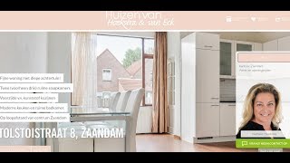 Te koop Tolstoistraat 8 ZaandamWelkom bij Hoekstra en van Eck makelaars [upl. by Sherard]