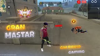 BR Rank GranMastar Regon Dan Gw Rohid Gaming Free Fire 🥷💥 [upl. by Fisuoy]