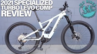 2021 Specialized Turbo Levo Comp Review 700 Wh Battery Electric Mountain Bike [upl. by Standford]