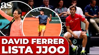 DAVID FERRER anuncia LA LISTA de TENISTAS que marcharán a PARÍS a disputar los JUEGOS OLÍMPICOS [upl. by Youlton]